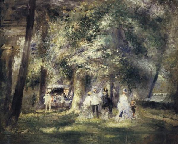 Pierre Renoir Inthe St Cloud Park France oil painting art